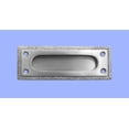 thumbnail image 2 of Renovators Supply Rectangular Brass Window Sash Lift 5" Satin Chrome Rope Sash Lift for Windows w/Screws, 2 of 8