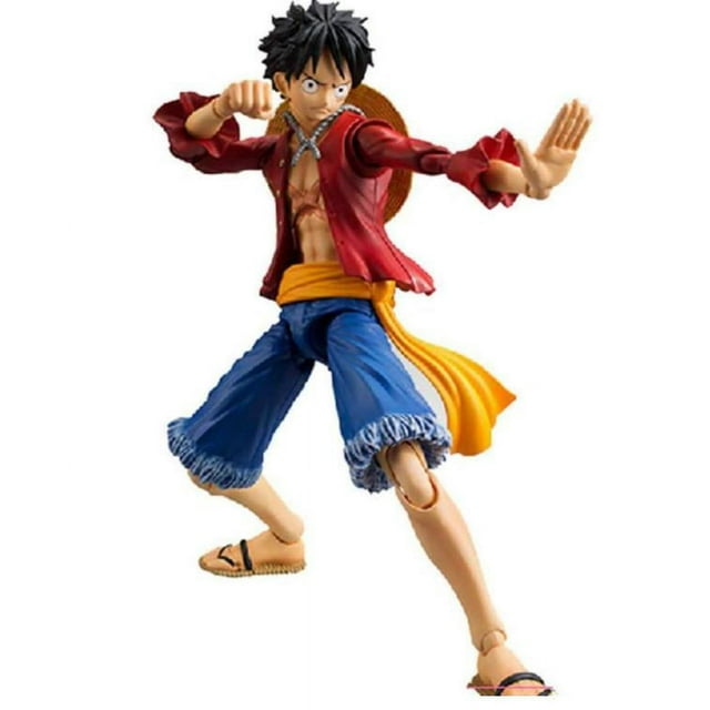 Articulations Mobiles Monobloc Luffy Figurine Modèle en PVC Variable Ornements Décoration de Bureau Cadeaux 7 Pouces