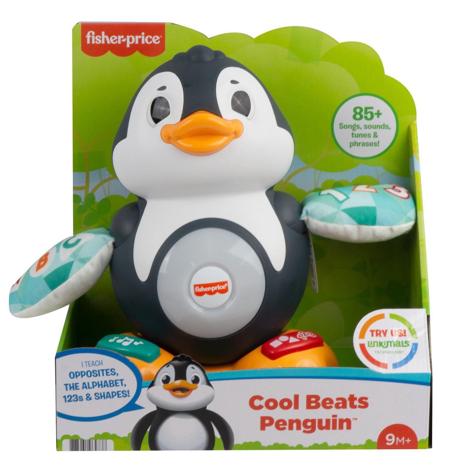 Fisher-Price Linkimals Cool Beats Penguin Baby & Toddler Learning Toy with Music & Lights