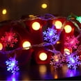thumbnail image 5 of Ramiter Christmas Snowflake String Lights Decorations Winter Fairyland Decor Christmas Snowflake String Lights, 5 of 5