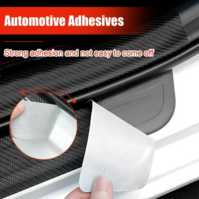 VONKY Fit For Most Vehicles Universal Car Sill Protectors Strips With Strong Adhesive Premium Type 2