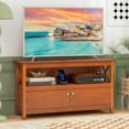 thumbnail image 4 of Costway 44" TV Stand Console Wooden Storage Cabinet Shelf Media Center Television Stand, 4 of 10