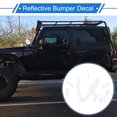 thumbnail image 2 of Calcomanía Reflectante de Parachoques Única de Bargains Cuadrada Blanca Nivel Bajo de Aceite Tipo Masculino Calcomanía Reflectante Personalizada Decoración del Cuerpo del Vehículo o Puerta o Ventana, 2 of 7