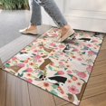 thumbnail image 4 of Chihuahua and Flower Florals Door Rugs,Washable Non Slip Door Mats Indoor,Decorative Door Mats,Entry Mat Indoor for Entrance,Bedroom,Kitchen,Bathroom,17"x30", 4 of 6