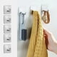 thumbnail image 1 of Ganchos Autoadhesivos para Toallas y Albornoces de Acero Inoxidable Cepillado para Baño y Cocina, 5 Unidades, 1 of 6