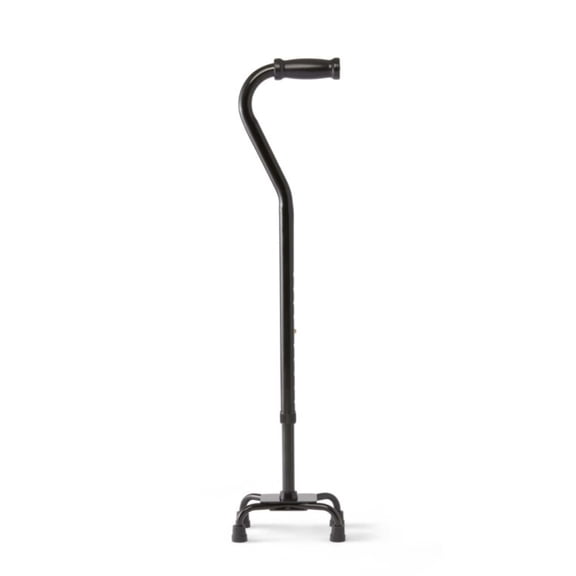 Medline Bariatric Quad Walking Cane with Small Base, 500 lb Weight Capacity
