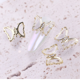 thumbnail image 3 of Diamantes de imitación para uñas, dijes de uñas de mariposa 3D, accesorios de decoración artística DIY, 3 of 5