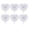 thumbnail image 1 of 48pcs Paper Heart Shape Fans Blank Handheld Folding Fan Party Favors for Wedding Festival, 1 of 9