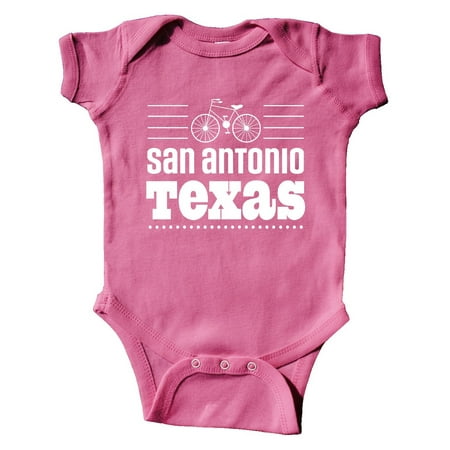 

Inktastic San Antonio Texas Biking Cyclist Gift Baby Girl Bodysuit