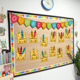 thumbnail image 2 of Juego de tablones de anuncios de cumpleaños para el aula VABAMNA con 85 piezas, 2 of 7