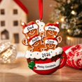 thumbnail image 5 of Gingerbread Christmas Ornament, Holiday Tree Decoration, Flat Festive Food Themed Accent for Tree Branches Wreaths, Lightweight Acrylic or Lightweight Board Accent for Flexible Display, 5 of 7