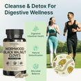 thumbnail image 4 of VINATURA Wormwood Black Walnut Clove Capsules - Cleanse, Detox, Intestinal Guard Formula Supplement for Humans, with Wormwood herb, Black Walnut Extract Combination, 60 Capsules, 4 of 8