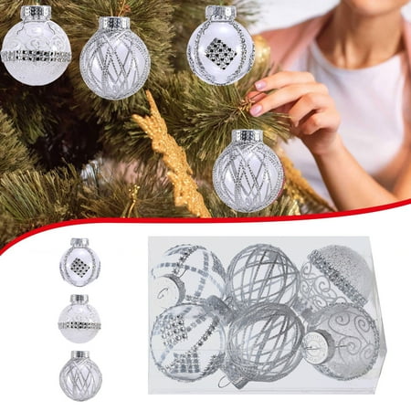 

Christmas Tree Decoration Christmas Ball Decoration Exquisite Hanging Decorations Suitable For Christmas Wedding Festive Party Decoration