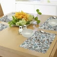 thumbnail image 4 of Ambesonne Medusa Place Mats Set of 4, Crabs Octopus Shells Sea, Standard Size, Turquoise Brown, 4 of 6