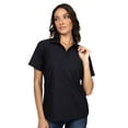 thumbnail image 5 of Chef Works Women's Polo Shirt, Black, X-Small, 5 of 6