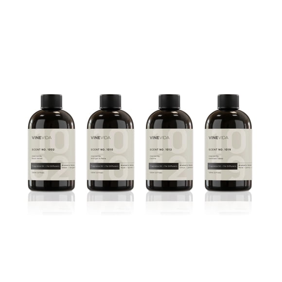 Difusores de aire frío VINEVIDA Hotel Fragrance Collection, paquete de 4