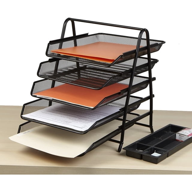 Organizador Escritorio Papeles Folders 5 Niveles Mind Reader Mind Reader Organizador Escritorio Papeles Folders 5 Niveles Mind Reader