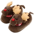 thumbnail image 1 of 1 par de pantuflas navideñas cómodas para el hogar, 1 of 6