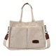 thumbnail image 1 of Women Crossbody Bag Large Capacity Multi Pockets Adjustable Strap Solid Color Portable Water Cup Book Cosmetic Storage Handbag Shoulder Bag, 1 of 5