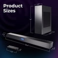 thumbnail image 2 of PHILIPS B8405 Soundbar 2.1 with Wireless Subwoofer, Dolby Atmos, Stadium EQ Mode, DTS Play-Fi Compatible, Connects with Amazon Echo Devices and Voice Assistants, AirPlay 2 & BT Support, TAB8405, 2 of 5