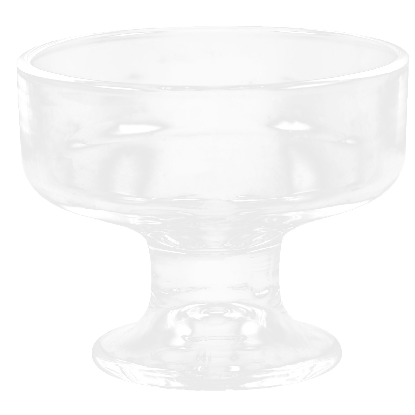 Clear Glass Dessert Bowl Footed Dessert Cup Ice Cream Cup Serving Bowl