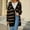 Black, variant on Caywon Women's Fashion Casual Striped Cardigan Button Sweater Knitted Tops Long Sleeve Soft Basic Knit Cardigan Sweater Casual Long Sleeve Tops Black S