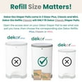 thumbnail image 3 of Dekor Eko Classic Diaper Pail Refills (2 Pack), 3 of 5