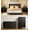 5 PCS-Set 1-Black, variant on 5 Pieces Bedroom Furniture Set, Includes King Size Bed Frame with Headboard,5-Drawers Dressers,6-Drawers Dressers,Nightstand Set of 2 for Bedroom,Black