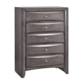 thumbnail image 3 of Bowery Hill 5-Drawers Bedroom Chest with Storage in Gray, 3 of 6