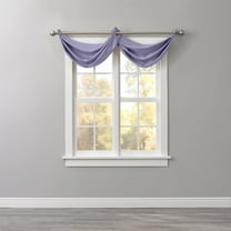 BrylaneHome BH Studio Room-Darkening Waterfall Grommet Valance