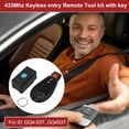 thumbnail image 2 of Llave Remota de Entrada Sin Llave Unique Bargains GQ453T para Ram 1500 3500 2013-2017 Kit de Control de Coche de Reemplazo 433MHz 3 Botones Negro, 2 of 7