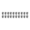 thumbnail image 1 of Siruishop 20 Pcs Pinces à Câble Croisé pour Rambarde Pinces en Acier Inoxydable, 1 of 8