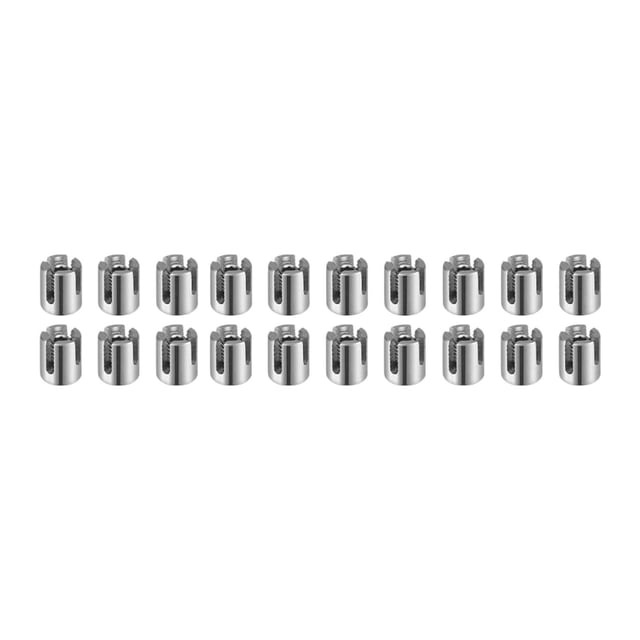 Siruishop 20 Pcs Pinces à Câble Croisé pour Rambarde Pinces en Acier Inoxydable
