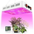 thumbnail image 1 of LED Grow Lights Newest Watt LED Full Spectrum Sunlike Lamp for Indoor Plant with Daisy Chain Function Temperature Humidity Growing Light Seedling Veg Bloom Three Modes .x./, 1 of 7