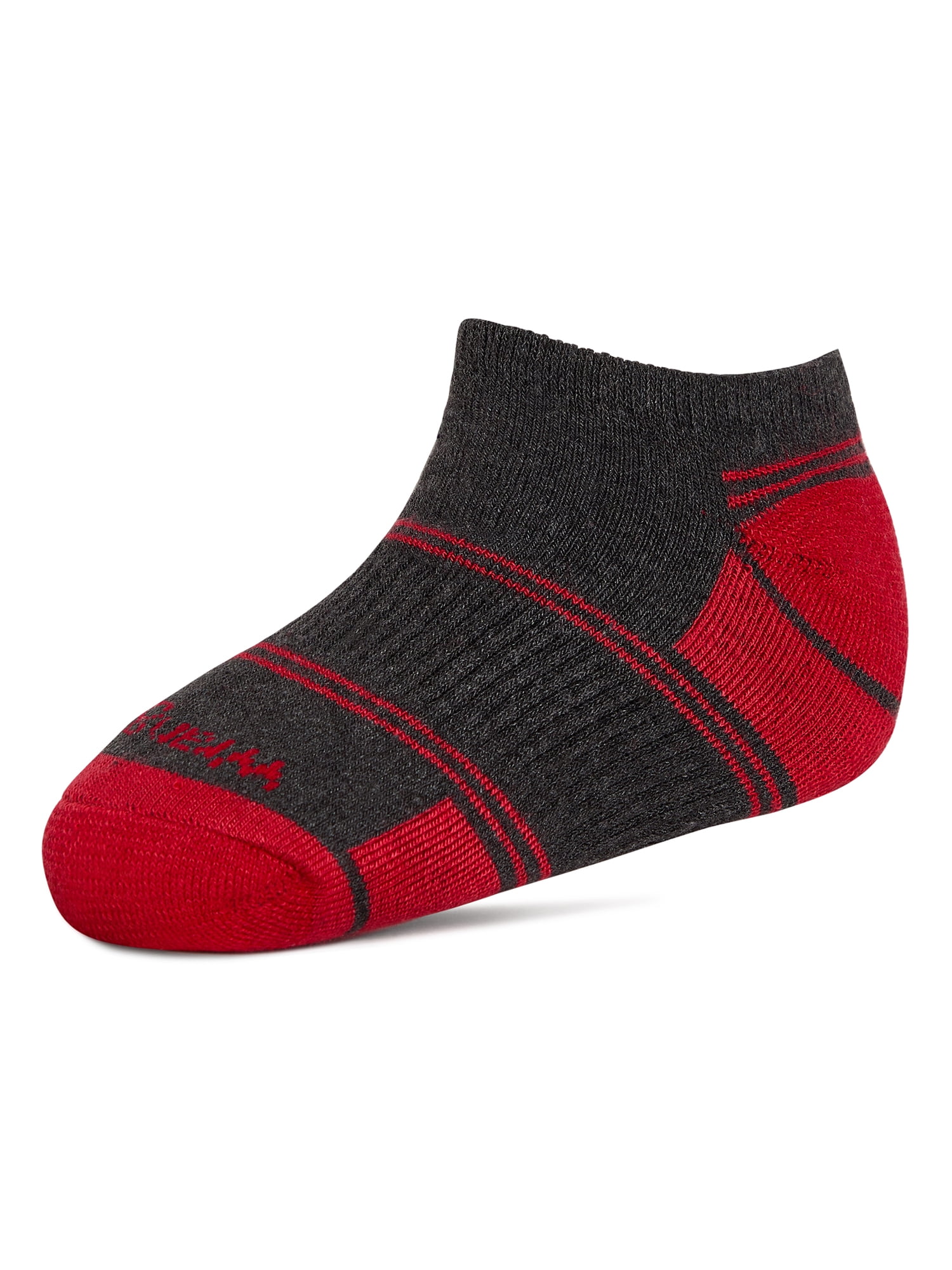 Wrangler Boys' Essentials Cool Comfort Low-Cut Boys Socks, Assorted Cushioned Kids Socks, Small, 6-Pack