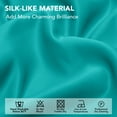 thumbnail image 5 of Deconovo Total Blackout Curtains for Living Room, Thermal Insulated, 2 Panels, 52"x84", Turquoise, 5 of 9
