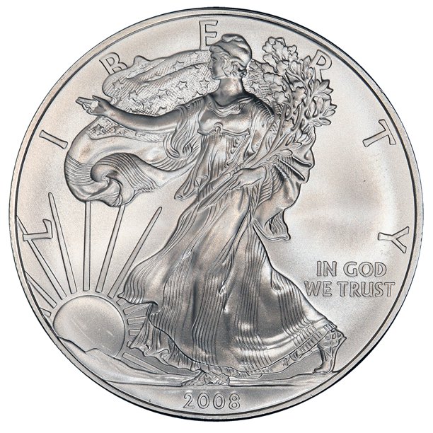 U.S. Mint 2008 American Silver Eagle 1 oz Coin