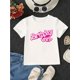thumbnail image 1 of Girls Loose Fit Girls' Summer Fashion Short Sleeve T-Shirt Birthday Girl, 1 of 6