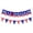 Red4, variant on 4TH JULY I Love USA Patriotic Banner Bunting, Red White Blue Gnome Themed Independence Day Decorations Pull Flag Hanging Decor for Party Home