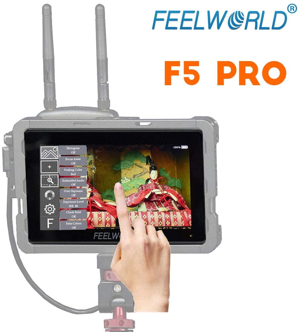 FEELWORLD F5 Pro 5.5 Inch 4K DSLR Camera Field Monitor, Small Full HD