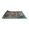 thumbnail image 2 of Ahgly Company Indoor Round Persian Light Blue Traditional Area Rugs, 8' Round, 2 of 4