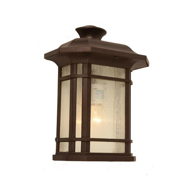 12 in. Lighting Franks Transitional 1 Light Rubbed Bronze Outdoor Wall Sconce - Rubbed Bronze