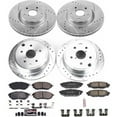 thumbnail image 3 of PowerStop Front and Rear Z23 Evolution Sport Carbon-Fiber Ceramic Brake Pad and Drilled & Slotted Rotor Kit Fits: SUBARU Select Models K6932, 3 of 10