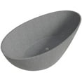 thumbnail image 5 of ALFI brand ABCO72TUB 72" Solid Concrete Tear Drop Freestanding Bathtub, 5 of 9
