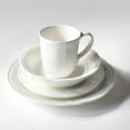 thumbnail image 3 of Siena 16 piece Stoneware Dinnerware Set White by EuroCeramica, 3 of 4
