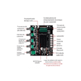 thumbnail image 3 of Placa Amplificadora De Potencia Digital 50wx2+100w Zk-mt21 negra, 3 of 4