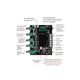 thumbnail image 3 of Placa Amplificadora De Potencia Digital 50wx2+100w Zk-mt21 negra, 3 of 4