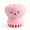Pink, variant on QueMer ErgoVetomic cleansing brush double-sided silicone devilfish face brush