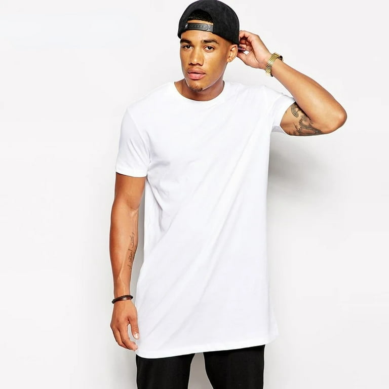 Mens long tshirts discount