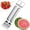 2pcs, variant on 2 in 1 Fruit Cutter and Fork, Watermelon Fork Slicer Cutter, Multifunction Fruit Cutting Serving Tool for Watermelon Mango Cantaloupe, Easy Slice Grab Fruit Server